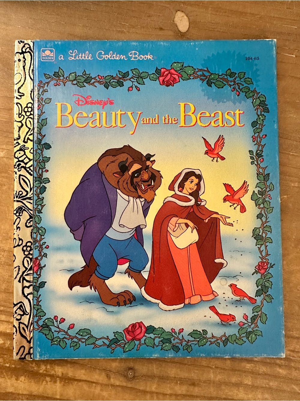 Disney’s Beauty And The Beast Vintage 1991 A Little Golden Book Hardcover